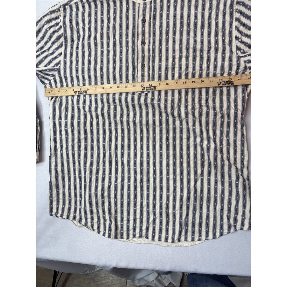 Scully Western Shirt Banded Collar Rangewear Cowboy Pullover Geometric Mens XL - Picture 6 of 7